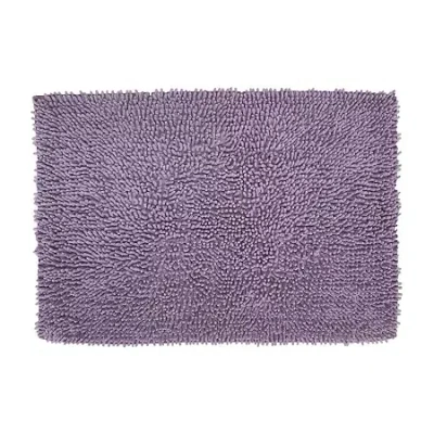 Home Weavers Inc Fantasia Quick Dry 24x40 Inch Bath Rug In Purple