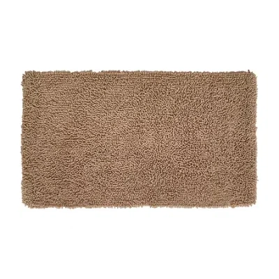 Home Weavers Inc Fantasia Quick Dry 24x40 Inch Bath Rug In Sand