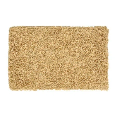 Home Weavers Inc Fantasia Quick Dry 24x40 Inch Bath Rug In Yellow