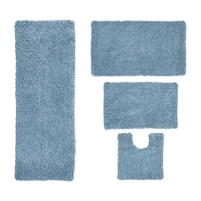 Home Weavers Inc Fantasia Quick Dry Bath Rug In Blue