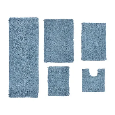 Home Weavers Inc Fantasia Quick Dry Bath Rug In Blue