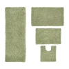 Home Weavers Inc Fantasia Quick Dry Bath Rug In Green