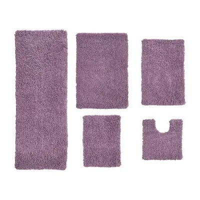 Home Weavers Inc Fantasia Quick Dry Bath Rug In Purple