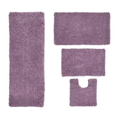 Home Weavers Inc Fantasia Quick Dry Bath Rug In Purple