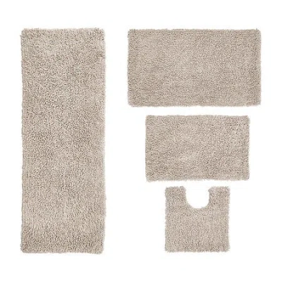 Home Weavers Inc Fantasia Quick Dry Bath Rug In White