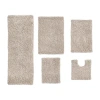 Home Weavers Inc Fantasia Quick Dry Bath Rug In White