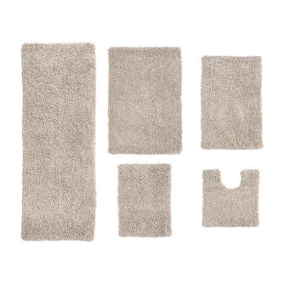 Home Weavers Inc Fantasia Quick Dry Bath Rug In White