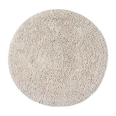 Home Weavers Inc Fantasia Quick Dry Bath Rug In White