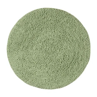 Home Weavers Inc Fantasia Round Bath Rug In Green