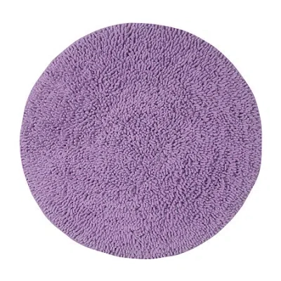 Home Weavers Inc Fantasia Round Bath Rug In Purple