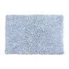 Home Weavers Inc Fantasia Shaggy Quick Dry Bath Rug In Blue