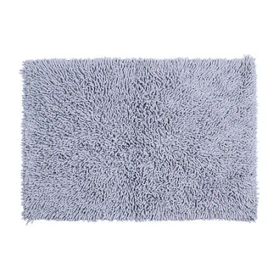 Home Weavers Inc Fantasia Shaggy Quick Dry Bath Rug In Gray
