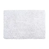 Home Weavers Inc Fantasia Shaggy Quick Dry Bath Rug In White
