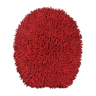 Home Weavers Inc Fantasia Toilet Lid Cover In Red