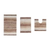 Home Weavers Inc Gradation 3-pc. Quick Dry Bath Rug Set In Sand