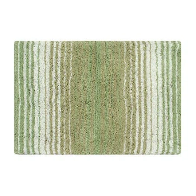Home Weavers Inc Gradation Quick Dry 17x24 Inch Bath Rug In Green