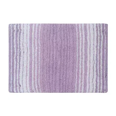 Home Weavers Inc Gradation Quick Dry 17x24 Inch Bath Rug In Purple