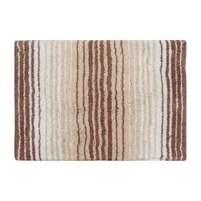 Home Weavers Inc Gradation Quick Dry 17x24 Inch Bath Rug In Sand