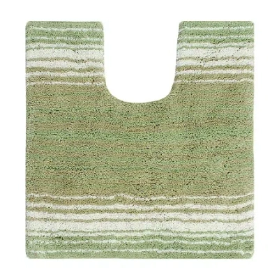 Home Weavers Inc Gradation Quick Dry 20x20 Inch Bath Rug In Green