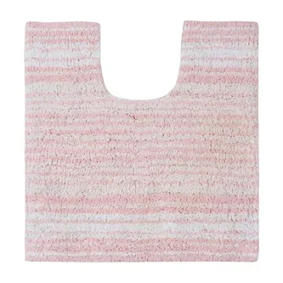 Home Weavers Inc Gradation Quick Dry 20x20 Inch Bath Rug In Pink