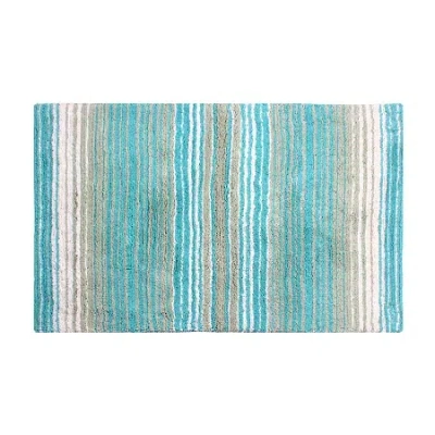 Home Weavers Inc Gradation Quick Dry 21x34 Inch Bath Rug In Blue
