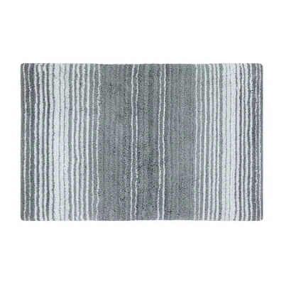 Home Weavers Inc Gradation Quick Dry 21x34 Inch Bath Rug In Gray