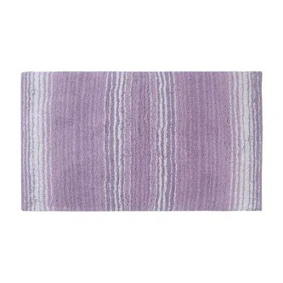 Home Weavers Inc Gradation Quick Dry 21x34 Inch Bath Rug In Purple