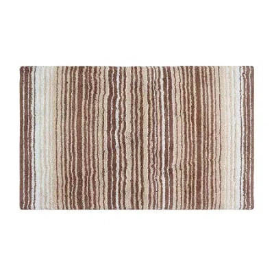 Home Weavers Inc Gradation Quick Dry 21x34 Inch Bath Rug In Sand