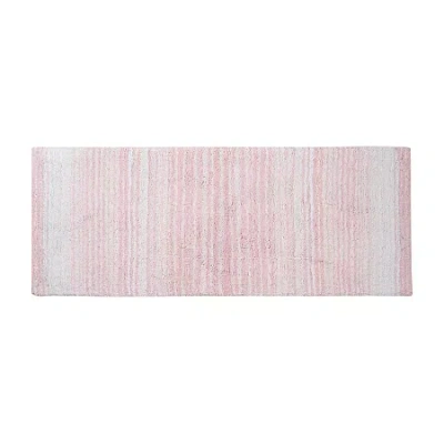 Home Weavers Inc Gradation Quick Dry 21x54 Inch Bath Rug In Pink