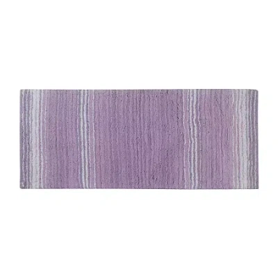 Home Weavers Inc Gradation Quick Dry 21x54 Inch Bath Rug In Purple