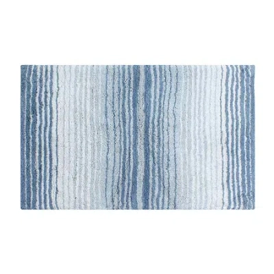 Home Weavers Inc Gradation Quick Dry 24x40 Inch Bath Rug In Blue