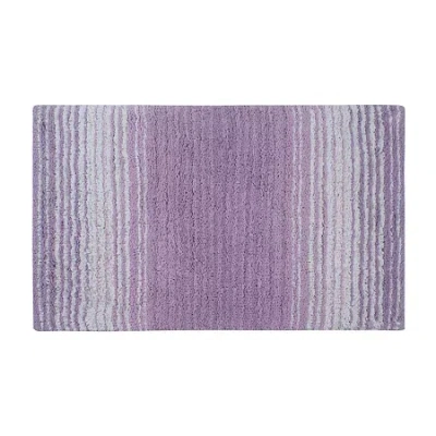 Home Weavers Inc Gradation Quick Dry 24x40 Inch Bath Rug In Purple