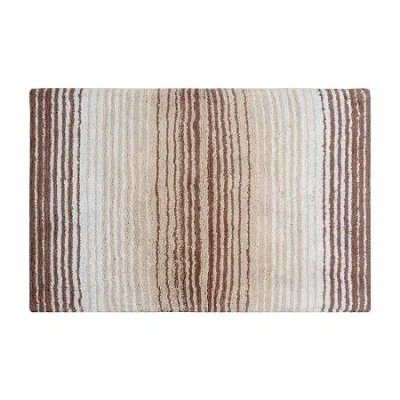 Home Weavers Inc Gradation Quick Dry 24x40 Inch Bath Rug In Sand