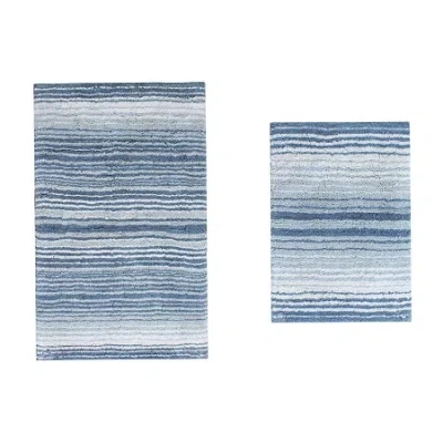 Home Weavers Inc Gradiation Quick Dry Bath Rug In Blue