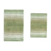Home Weavers Inc Gradiation Quick Dry Bath Rug In Green