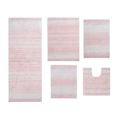 Home Weavers Inc Gradiation Quick Dry Bath Rug In Pink