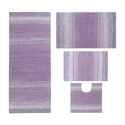 Home Weavers Inc Gradiation Quick Dry Bath Rug In Purple