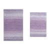 Home Weavers Inc Gradiation Quick Dry Bath Rug In Purple
