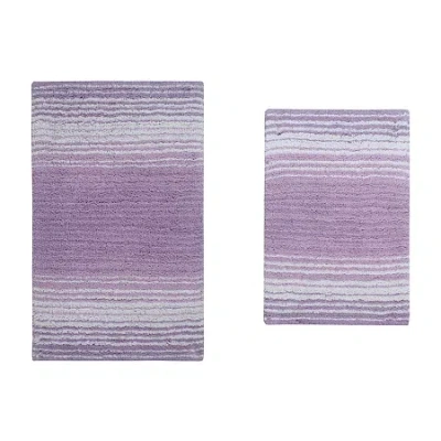 Home Weavers Inc Gradiation Quick Dry Bath Rug In Purple