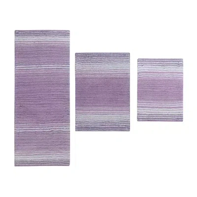 Home Weavers Inc Gradiation Quick Dry Bath Rug In Purple