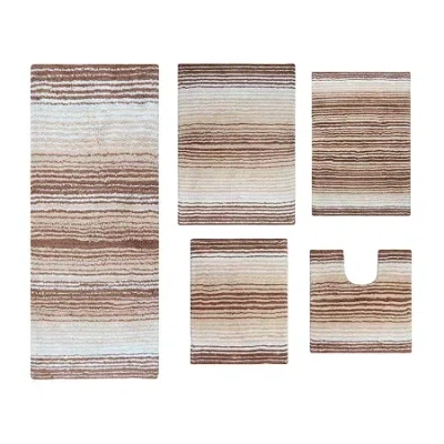 Home Weavers Inc Gradiation Quick Dry Bath Rug In Sand