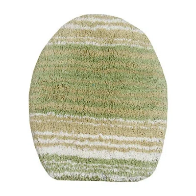 Home Weavers Inc Gradiation Toilet Lid Cover In Green