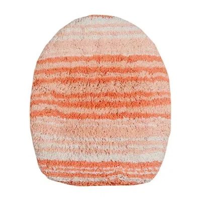 Home Weavers Inc Gradiation Toilet Lid Cover In Orange