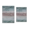Home Weavers Inc Impression 2-pc. Bath Rug Set In Blue