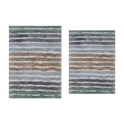 Home Weavers Inc Impression 2-pc. Bath Rug Set In Green