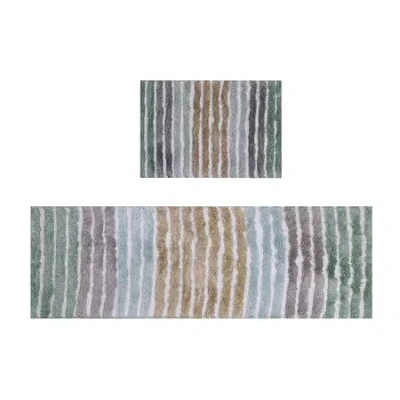 Home Weavers Inc Impression 2-pc. Bath Rug Set In Green