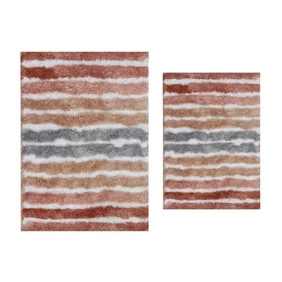Home Weavers Inc Impression 2-pc. Bath Rug Set In Orange