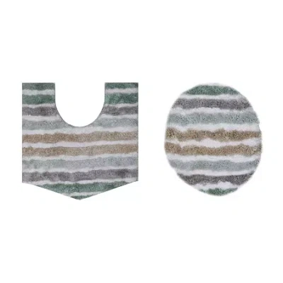 Home Weavers Inc Impression 2-pc. Bath Rug Set In Green