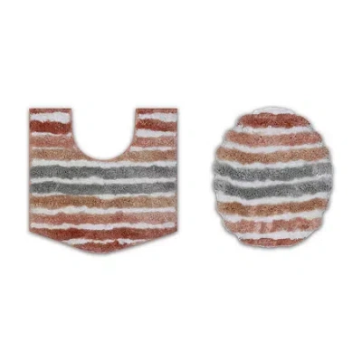 Home Weavers Inc Impression 2-pc. Bath Rug Set In Orange