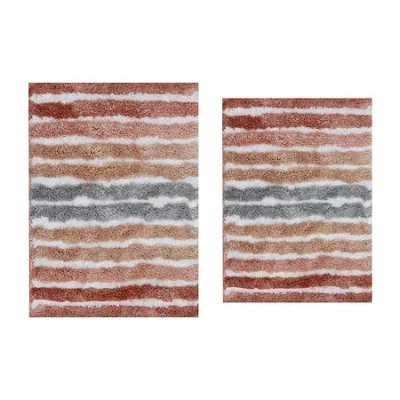 Home Weavers Inc Impression 2-pc. Bath Rug Set In Orange